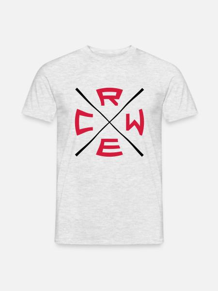 X Crew Logo - Men's T-Shirt - heather grey