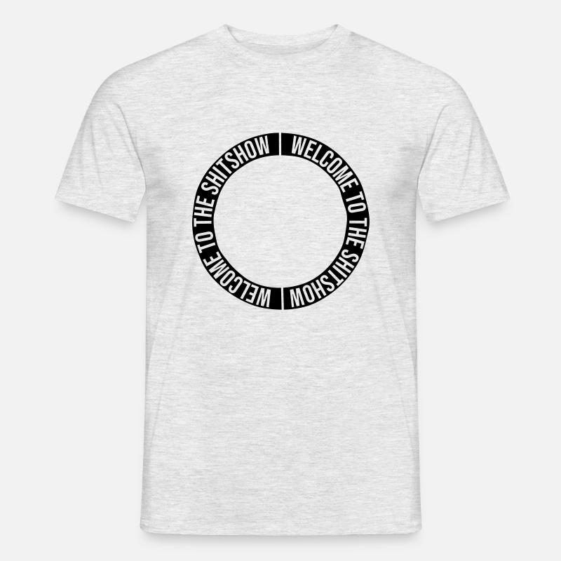 Ring Circle Shitshow - Men's T-shirt - heather grey