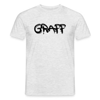 Graffiti - Men's T-Shirt - heather grey - Front - AI Model Male 178 dark (178cm)