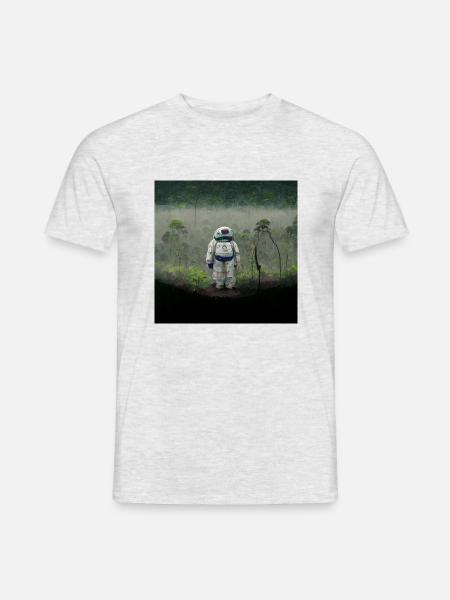 Lonely Voyager 066 - Männer T-Shirt - Grau meliert