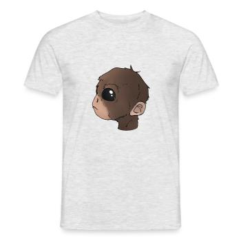 Monkey King - Men's T-Shirt - heather grey - Front - AI Model Male 178 dark (178cm)