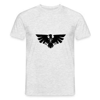 BEMBEL ADLER - STADT FRANKFURT #Frankfurt - Männer T-Shirt - Grau meliert - Vorne - AI Model Male 178 dark (178cm)