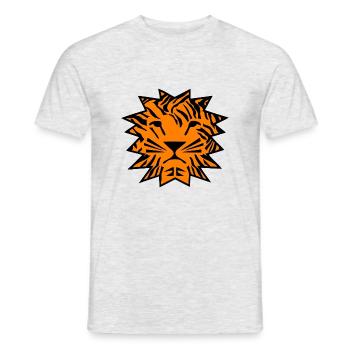Tiger - Männer T-Shirt - Grau meliert - Vorne - AI Model Male 178 dark (178cm)
