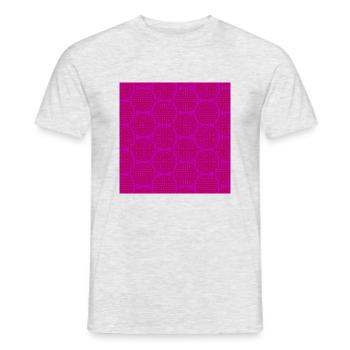 Chinesisches Muster - Männer T-Shirt - Grau meliert - Vorne - AI Model Male 178 dark (178cm)