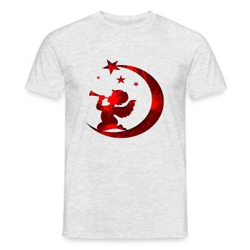Frohe Weihnachten Weihnachten Weihnachten Urlaub Winter Santa Nordic - Männer T-Shirt - Grau meliert - Vorne - AI Model Male 178 dark (178cm)