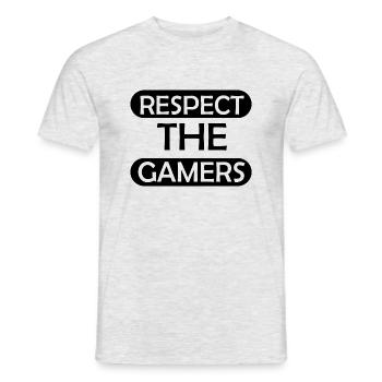 Game Gaming PC - Men's T-Shirt - heather grey - Front - AI Model Male 178 dark (178cm)