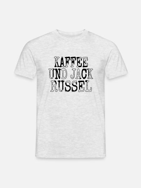 lieblingshund tasse büro weihnachten koffein - Männer T-Shirt - Grau meliert