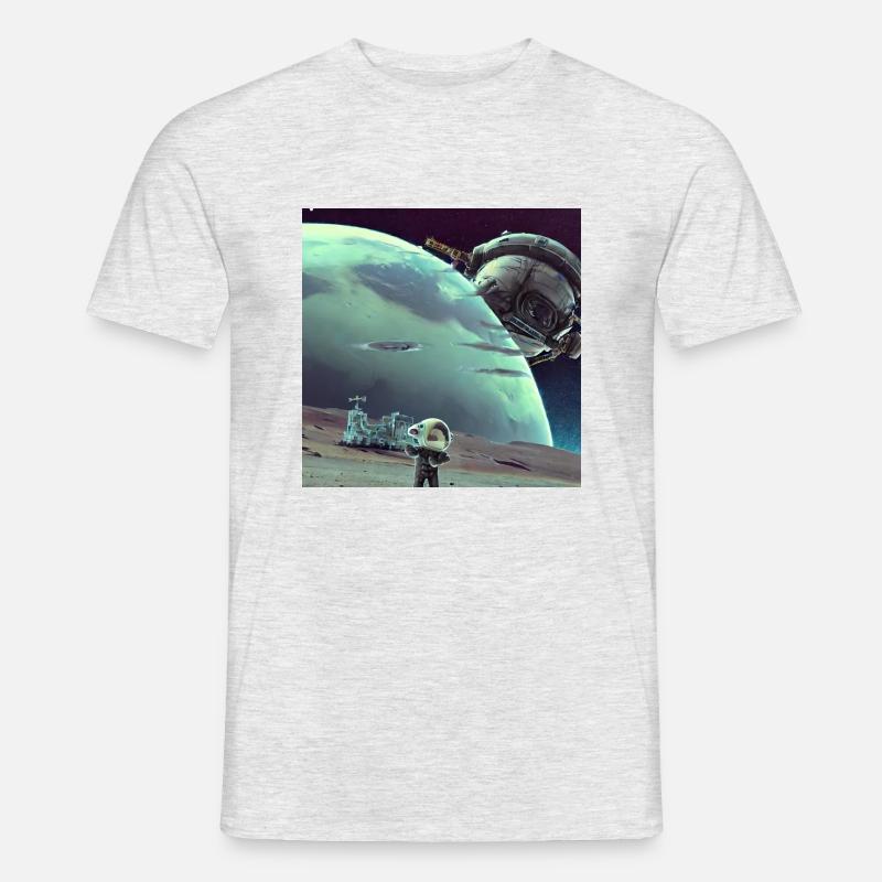 Cosmic Creativity 15 - Männer T-Shirt - Grau meliert