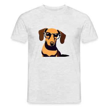 Dog Dog Owner Dog Owner Dogs Terrier - Men's T-Shirt - heather grey - Front - AI Model Male 178 dark (178cm)