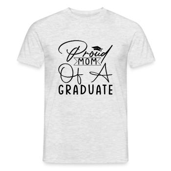 Fière maman d’un diplômé - T-shirt homme - gris chiné - Devant - AI Model Male 178 dark (178cm)