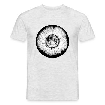 Lune dans l’œil - T-shirt homme - gris chiné - Devant - AI Model Male 178 dark (178cm)