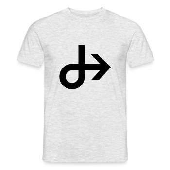 Symbol - Männer T-Shirt - Grau meliert - Vorne - AI Model Male 178 dark (178cm)