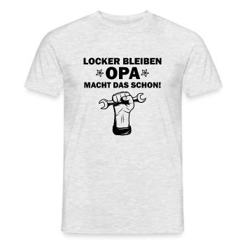 Handwerker Handyman Handwerk Werkzeug Baustelle - Männer T-Shirt - Grau meliert - Vorne - AI Model Male 178 dark (178cm)