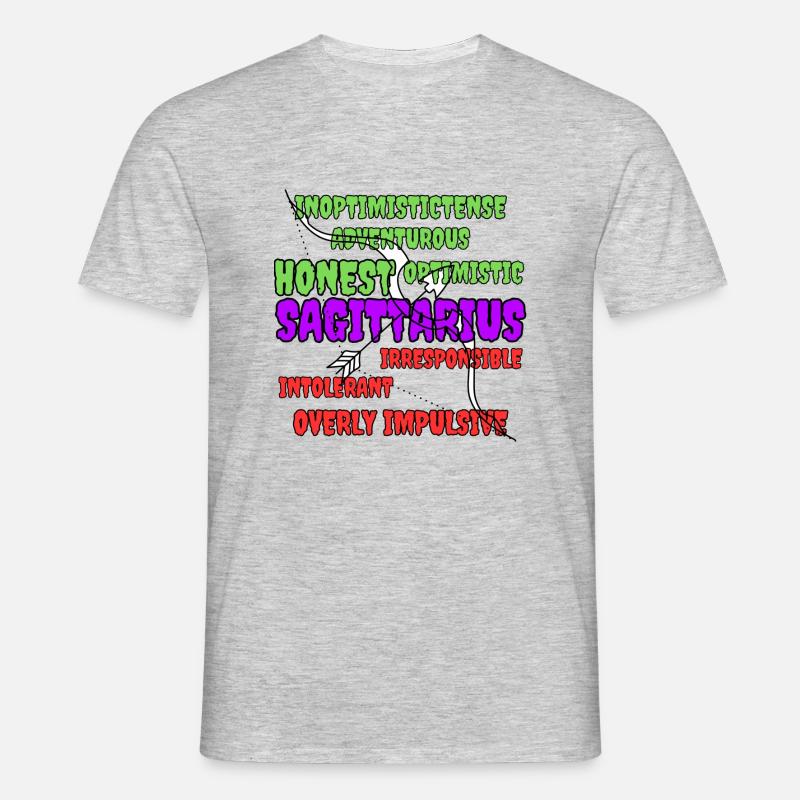 Sagittarius - Men's T-Shirt - heather grey