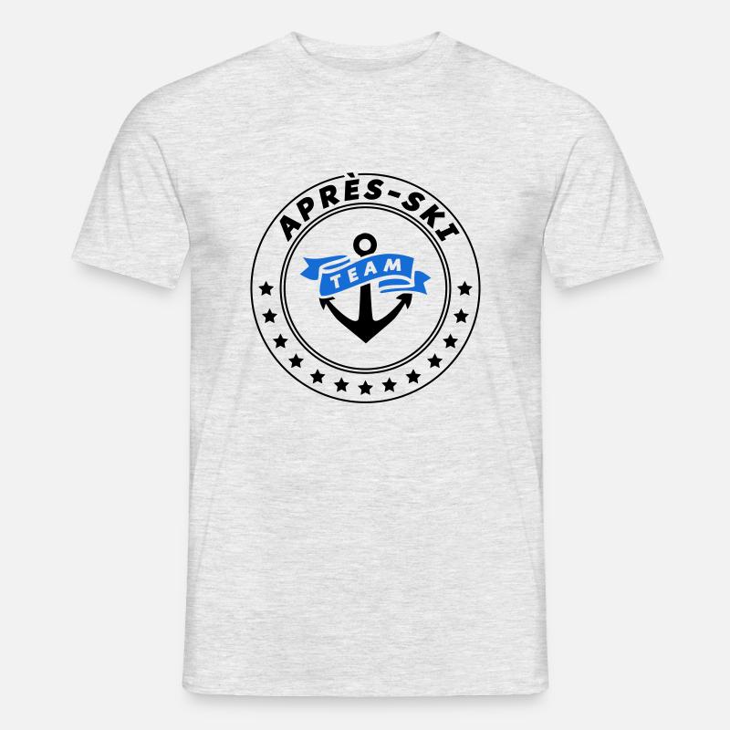 Équipe après-ski Anker - T-shirt homme - gris chiné