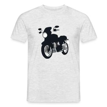 Motorrad Motorcross Motorradfahrer Motorradfan - Männer T-Shirt - Grau meliert - Vorne - AI Model Male 178 dark (178cm)