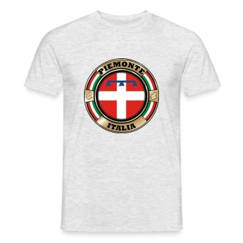 Piedmont Italy - Men's T-Shirt - heather grey - Front - AI Model Male 178 dark (178cm)