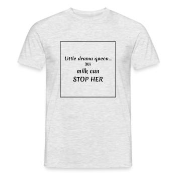 Funny sayings - Men's T-Shirt - heather grey - Front - AI Model Male 178 dark (178cm)