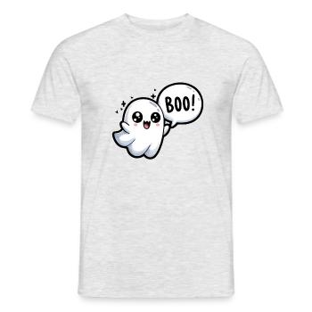 Phantom Halloween - Men's T-Shirt - heather grey - Front - AI Model Male 178 dark (178cm)