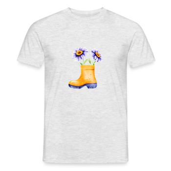 Jardin cadeau jardinier verger jardinier amateur - T-shirt homme - gris chiné - Devant - AI Model Male 178 dark (178cm)
