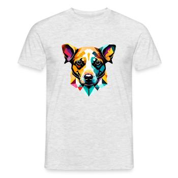 German Shepherd Dog Owner Dog Dog Dog Owner - Men's T-Shirt - heather grey - Front - AI Model Male 178 dark (178cm)