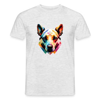 Chien de berger allemand Propriétaire de chien Chien propriétaire de chien - T-shirt homme - gris chiné - Devant - AI Model Male 178 dark (178cm)