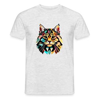 Maine Coon Chat Propriétaire Chaton Chaton Chaton Mâle - T-shirt homme - gris chiné - Devant - AI Model Male 178 dark (178cm)