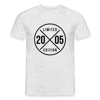 Limited Edition 2005 - Geburtstag 2005 - Männer T-Shirt - Grau meliert - Vorne - AI Model Male 178 dark (178cm)