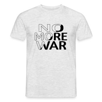drôle heureux hippie blague signe de paix idée cadeau - T-shirt homme - gris chiné - Devant - AI Model Male 178 dark (178cm)