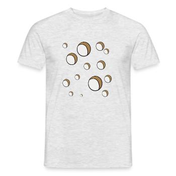 Loch an Loch - Männer T-Shirt - Grau meliert - Vorne - AI Model Male 178 dark (178cm)