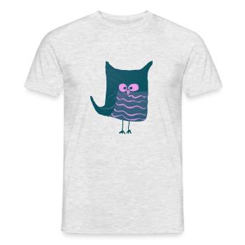 Eulalia Turquoise - Men's T-Shirt - heather grey - Front - AI Model Male 178 dark (178cm)