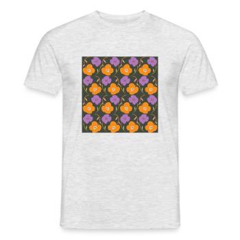F63 - T-shirt homme - gris chiné - Devant - AI Model Male 178 dark (178cm)
