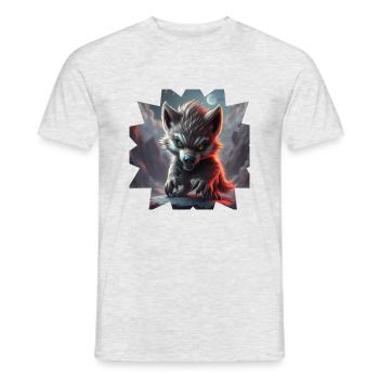 Monster 4 - Männer T-Shirt - Grau meliert - Vorne - AI Model Male 178 dark (178cm)