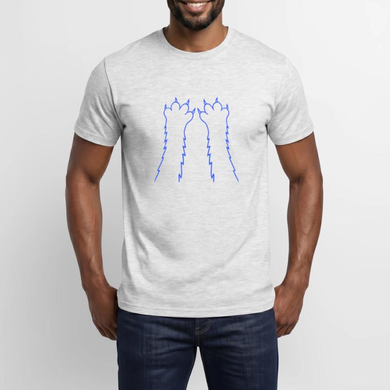 Cats, claws, paws, paws, sharp claws, scratching Men's T-Shirt