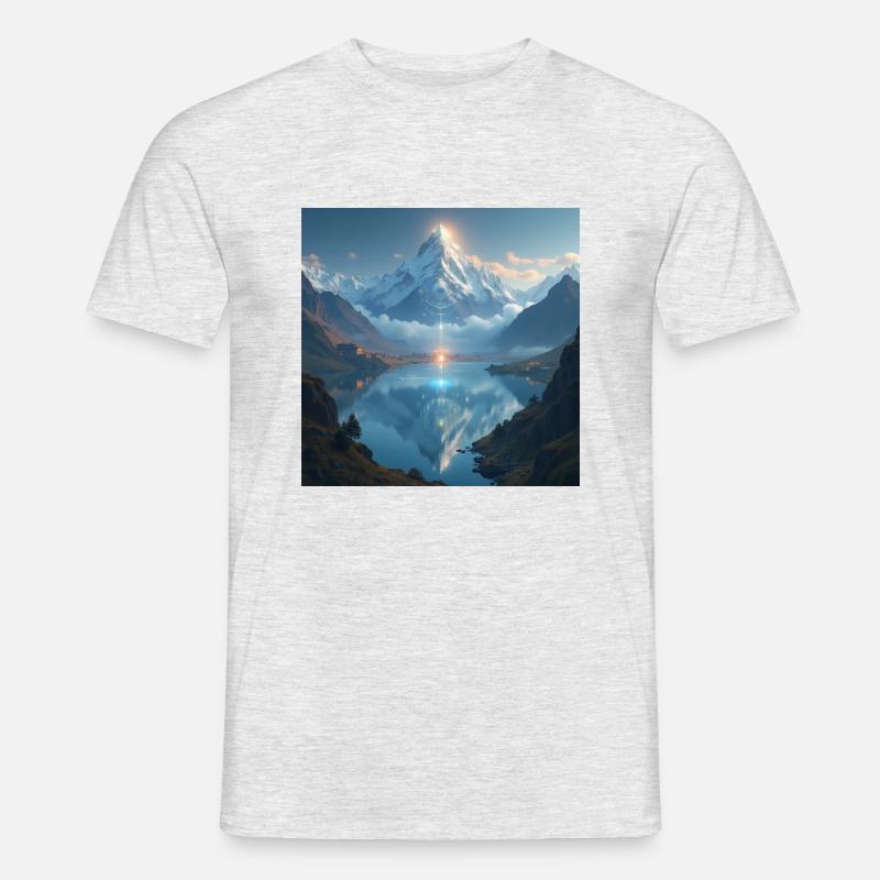 Drachenqode - Kun - Männer T-Shirt - Grau meliert