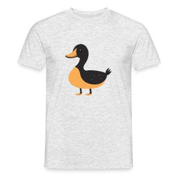 Duck Quak - Men's T-Shirt - heather grey - Front - AI Model Male 178 dark (178cm)