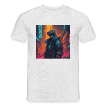Gaming - Männer T-Shirt - Grau meliert - Vorne - AI Model Male 178 dark (178cm)