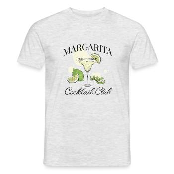Margarita Cocktail Club - Männer T-Shirt - Grau meliert - Vorne - AI Model Male 178 dark (178cm)