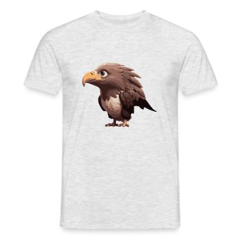 Bande dessinée Eagle - T-shirt homme - gris chiné - Devant - AI Model Male 178 dark (178cm)