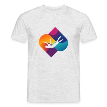 Brasse Natation - T-shirt homme - gris chiné - Devant - AI Model Male 178 dark (178cm)