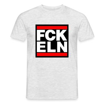 FCK ELN - T-shirt homme - gris chiné - Devant - AI Model Male 178 dark (178cm)