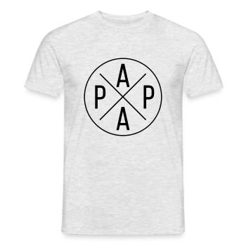 Father Christmas Birthday Father's Day Dad - Men's T-Shirt - heather grey - Front - AI Model Male 178 dark (178cm)