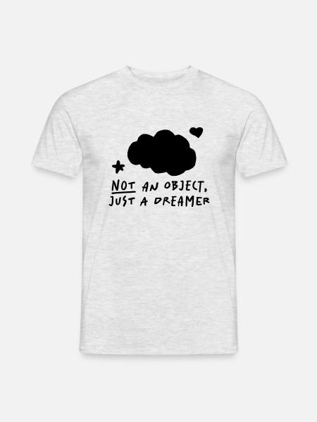 not an object - Männer T-Shirt - Grau meliert