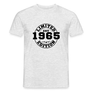 1965 Limitierte Auflage - Männer T-Shirt - Grau meliert - Vorne - AI Model Male 178 dark (178cm)