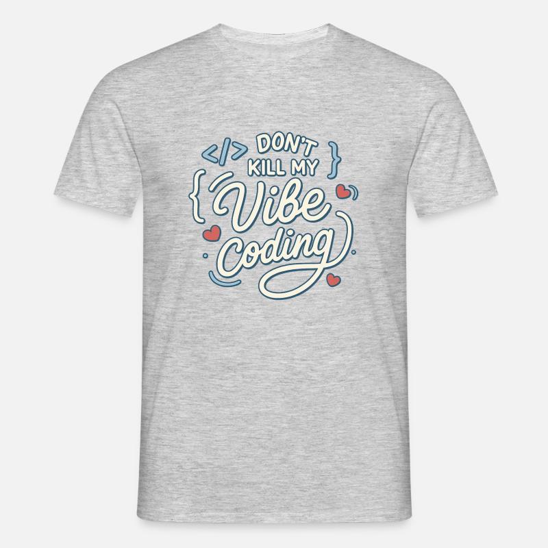 Vibe coding - Men's T-Shirt - heather grey