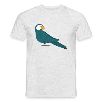 Papagei - T-shirt homme - gris chiné - Devant - AI Model Male 178 dark (178cm)