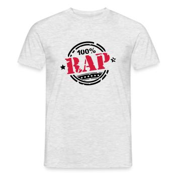100_pro_rap_di2 - T-shirt homme - gris chiné - Devant - AI Model Male 178 dark (178cm)