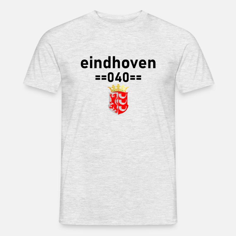 eindhoven 040mit waffe eindhoven - Männer T-Shirt - Grau meliert