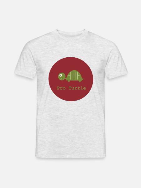 Pro Turtle, Pro Turtle - Men's T-Shirt - heather grey