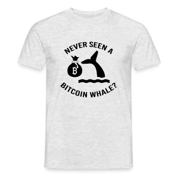 Bitcoin Trading Crypto Stocks - T-shirt homme - gris chiné - Devant - AI Model Male 178 dark (178cm)